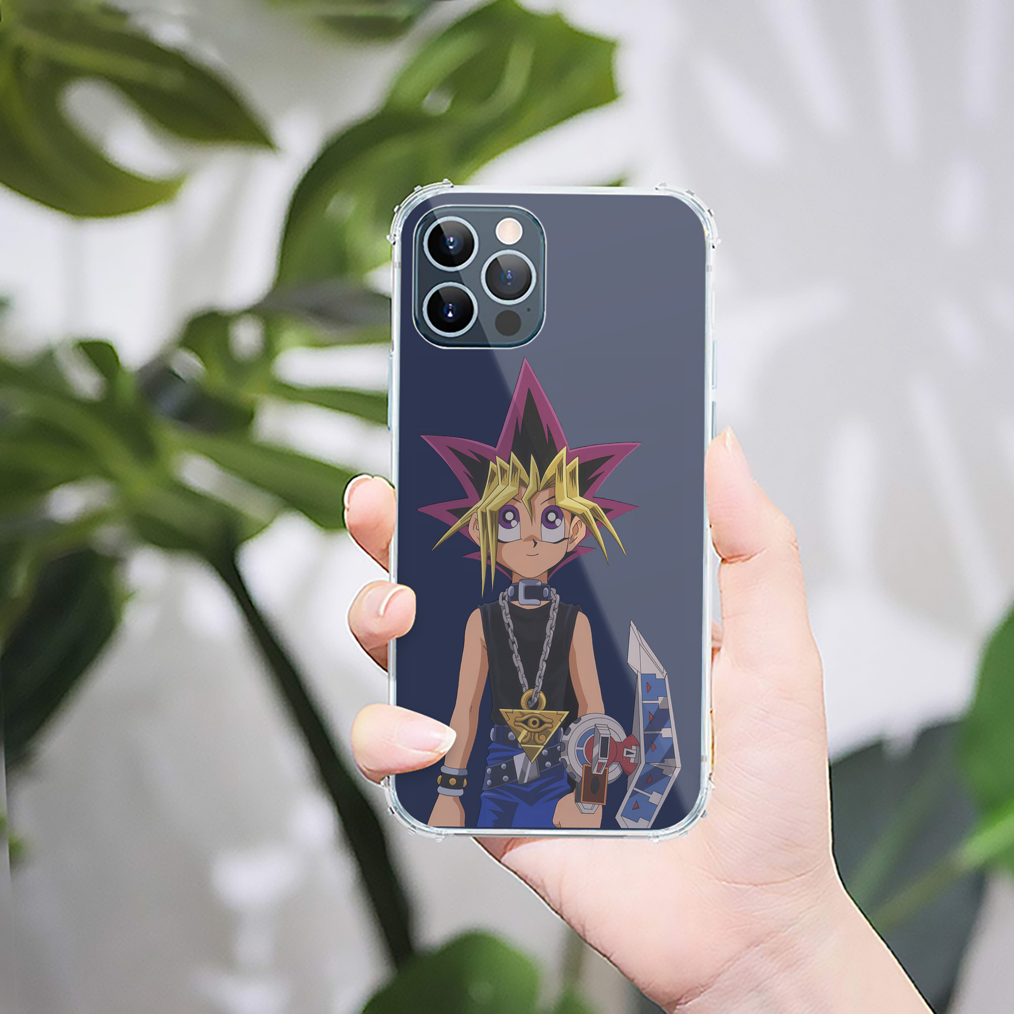 （画像用） 遊☆戯☆王 Yu-Gi-Oh! 【iPhone 12シリーズ対応】透明スマホケース（クリアソフトケース）